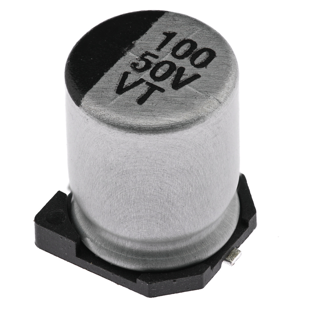Конденсатор электролитический KSE-SMD-100UF-50V-0810-105