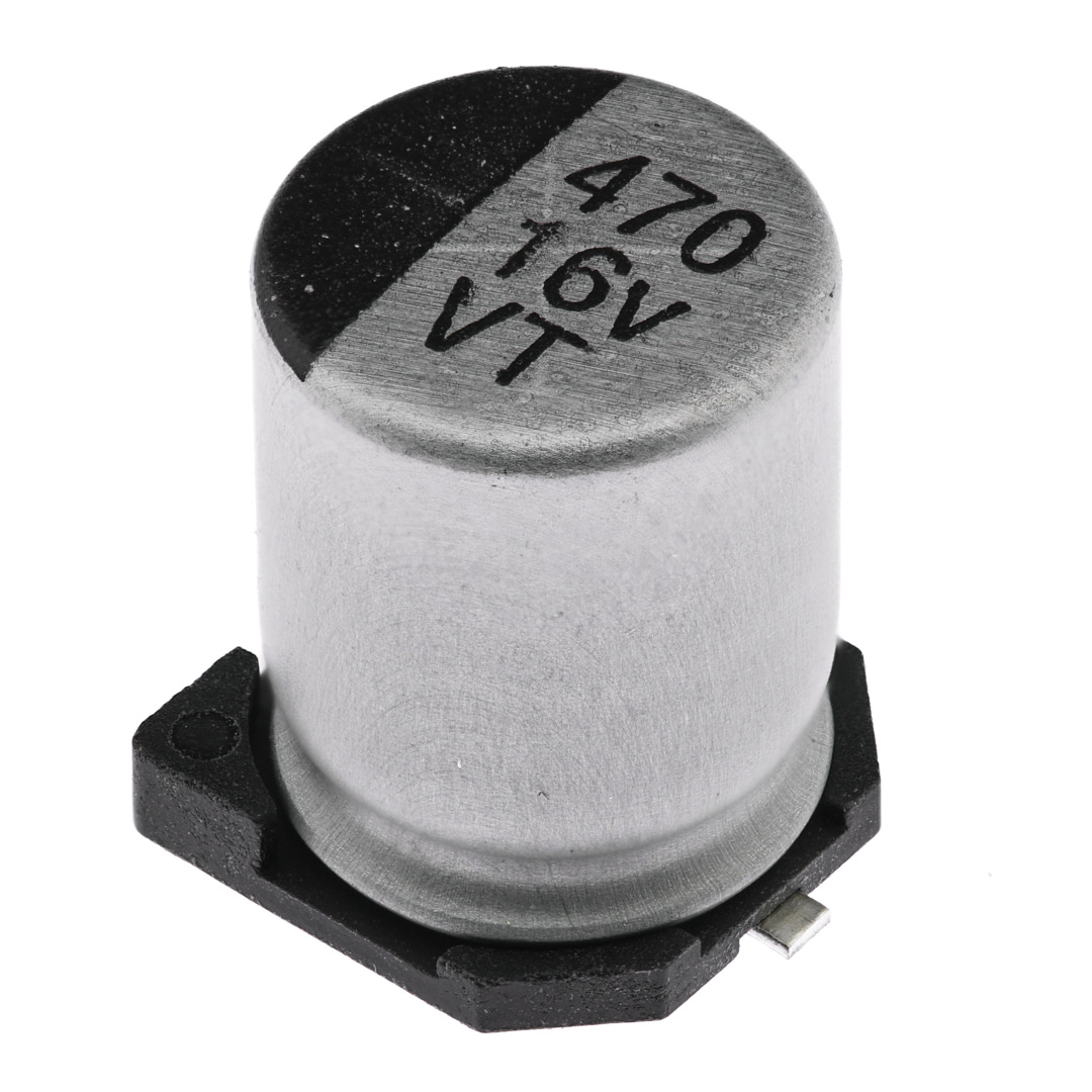 Конденсатор электролитический KSE-SMD-470UF-16V-0810-105