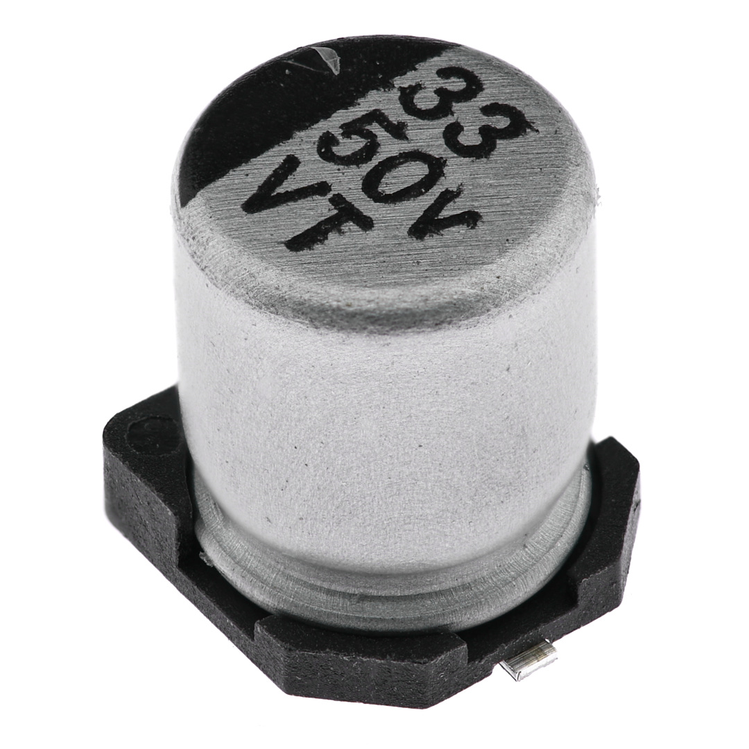 Конденсатор электролитический KSE-SMD-33UF-50V-0607-105