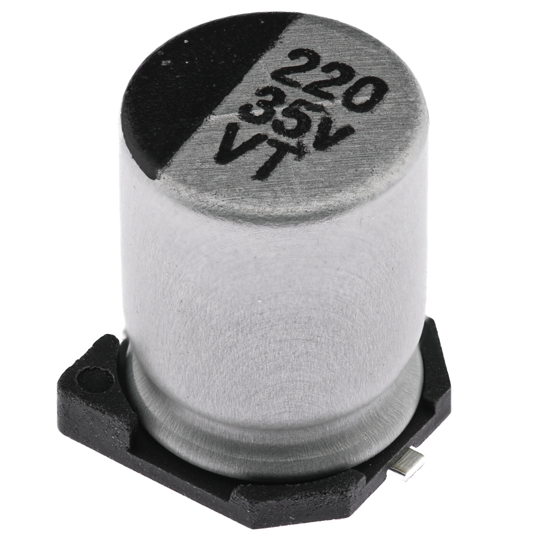 Конденсатор электролитический KSE-SMD-220UF-35V-0810-105