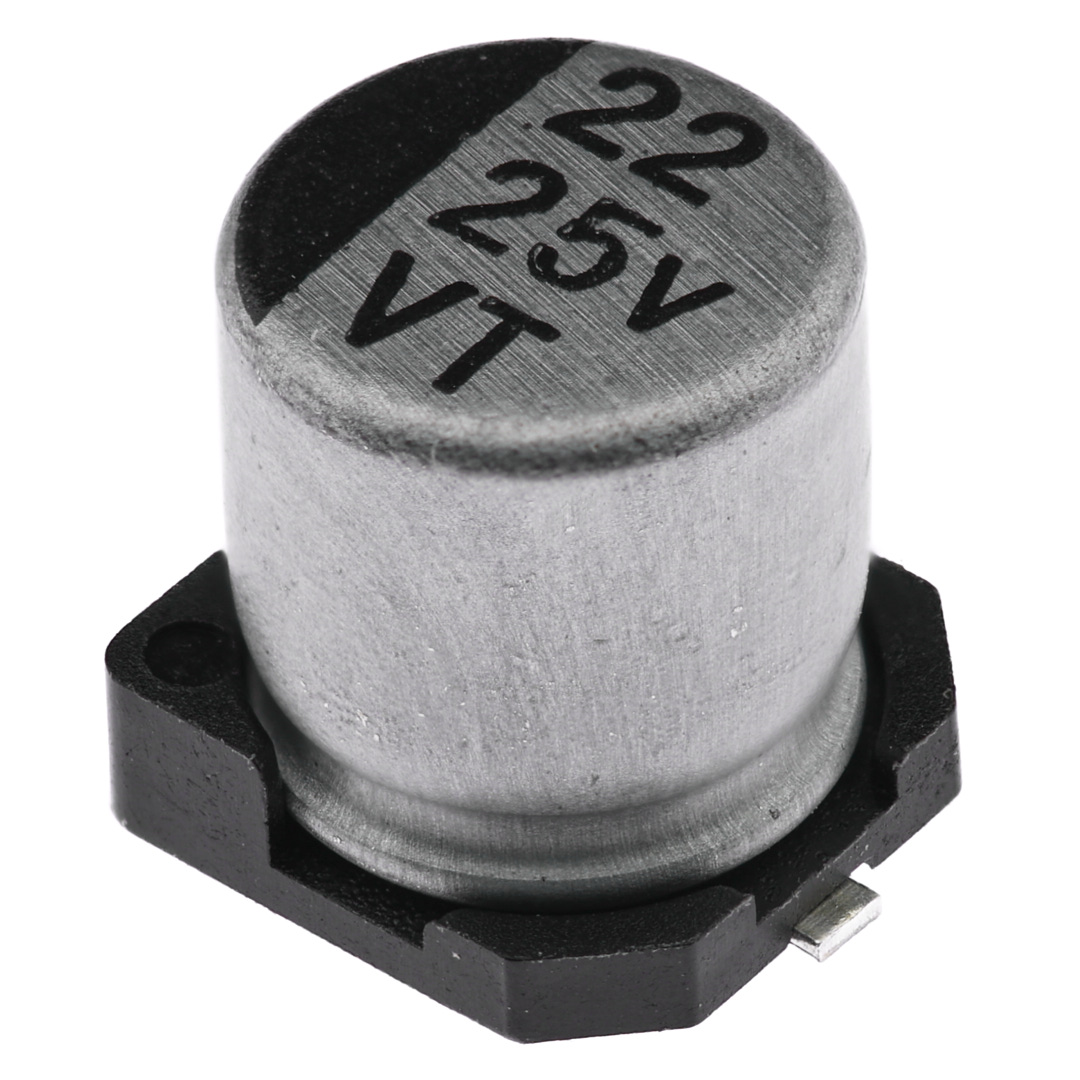 Конденсатор электролитический KSE-SMD-22UF-25V-0505-105