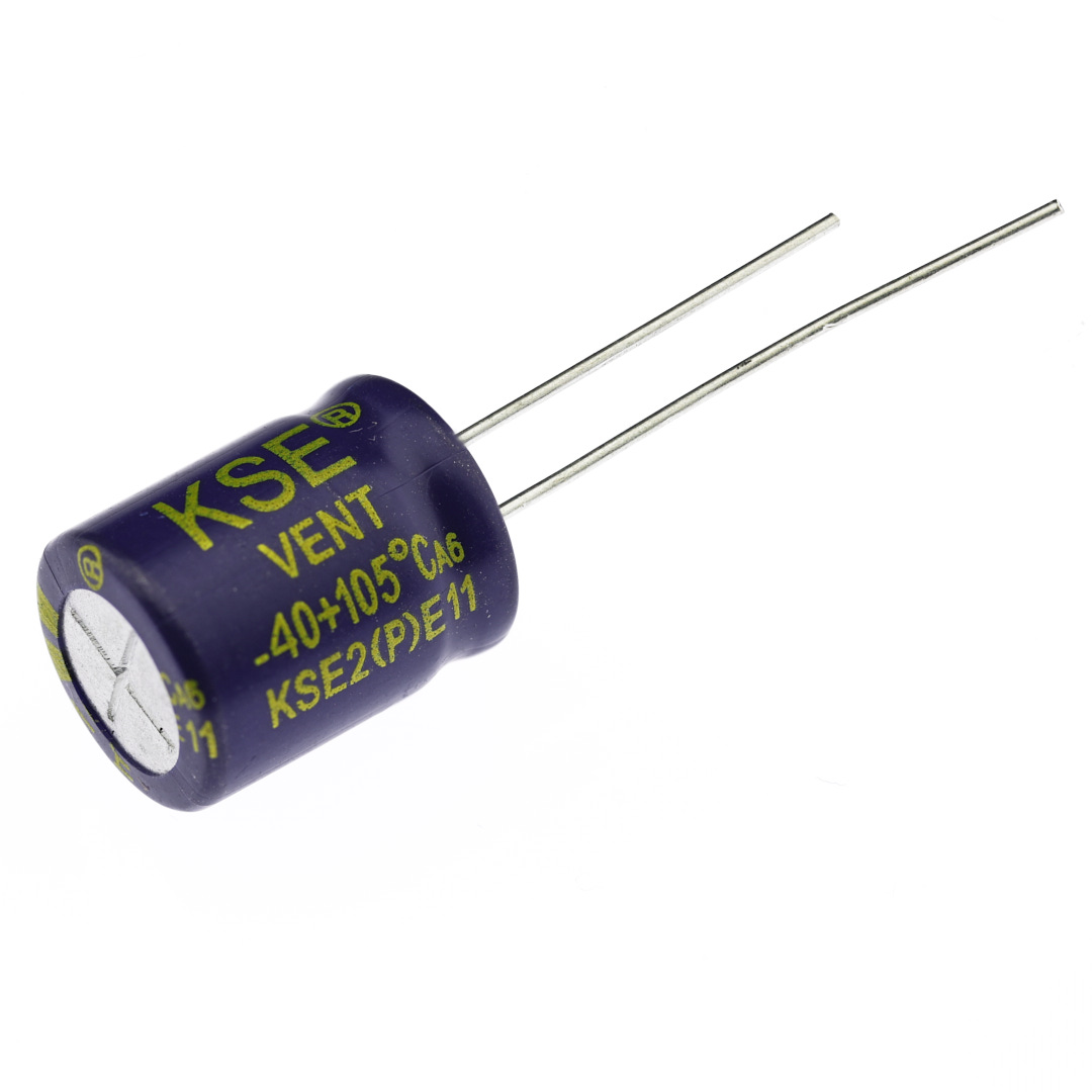 Конденсатор электролитический KSE-10UF-400V-1013-105-10000H
