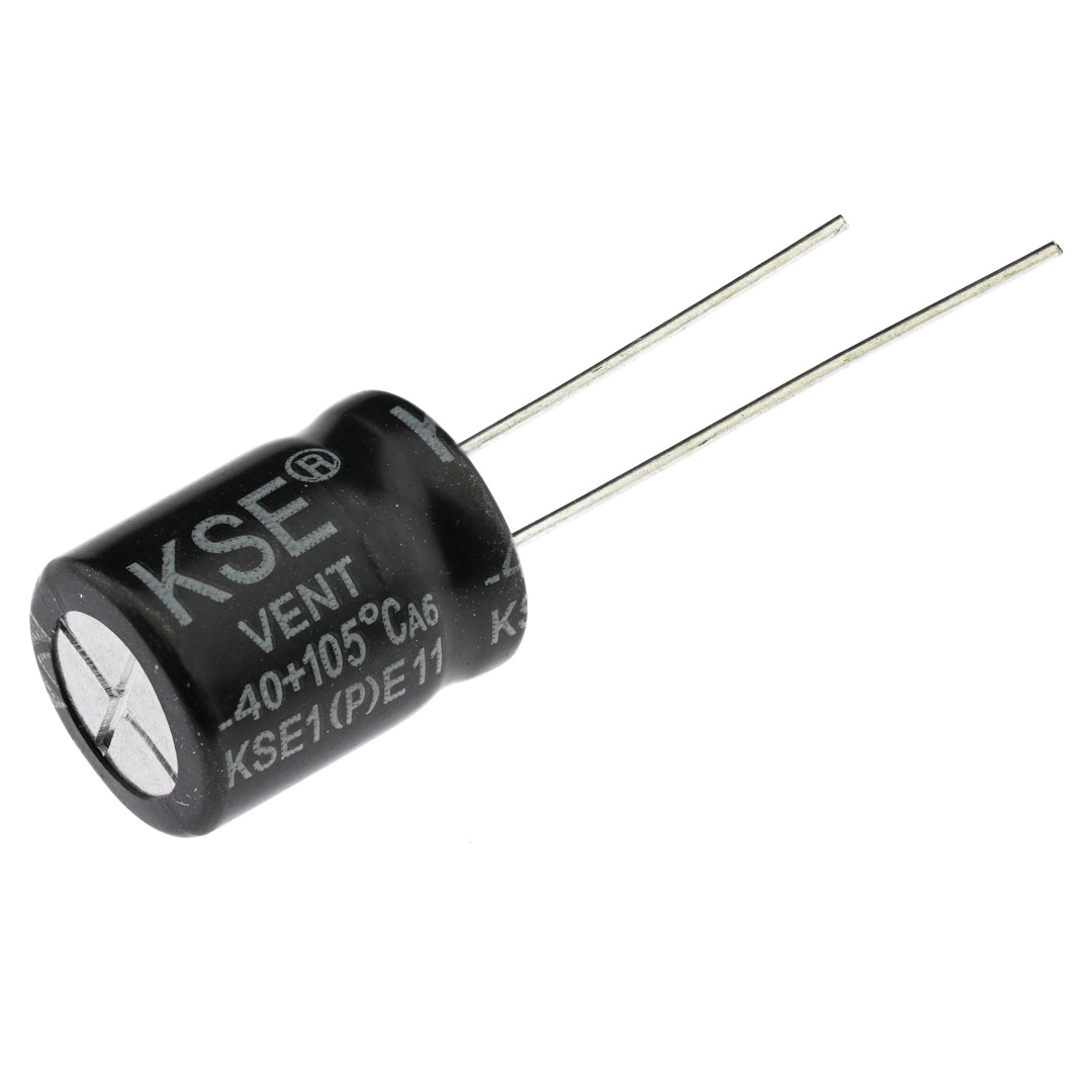 Конденсатор электролитический KSE-10UF-400V-1013-105