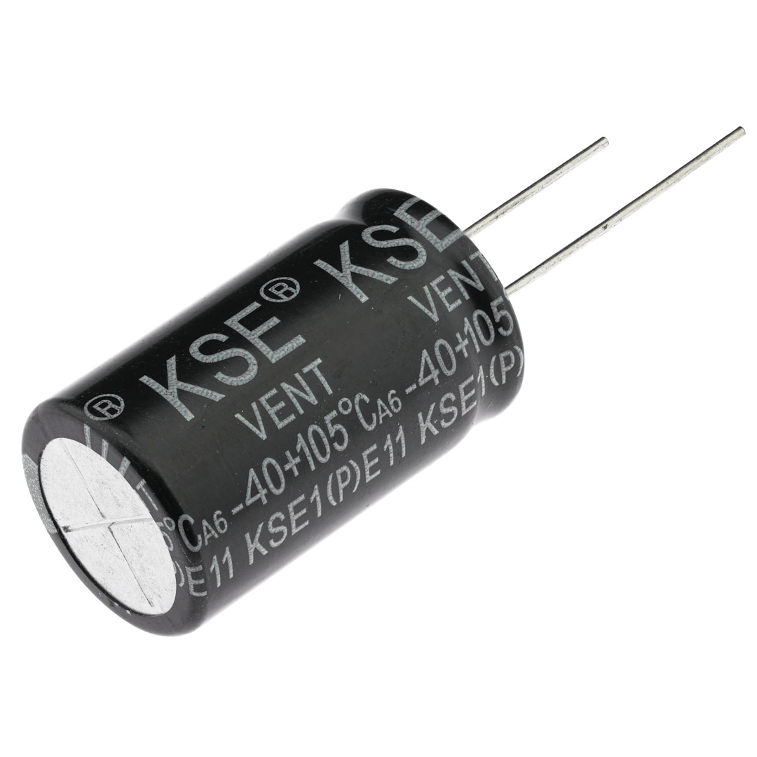 Конденсатор электролитический KSE-100UF-400V-1830-105
