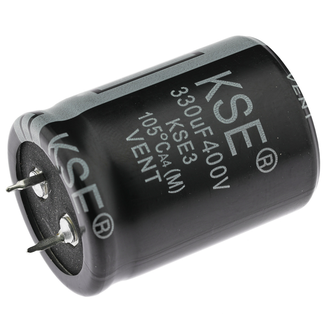 Конденсатор электролитический KSE-330UF-400V-3040-105-S