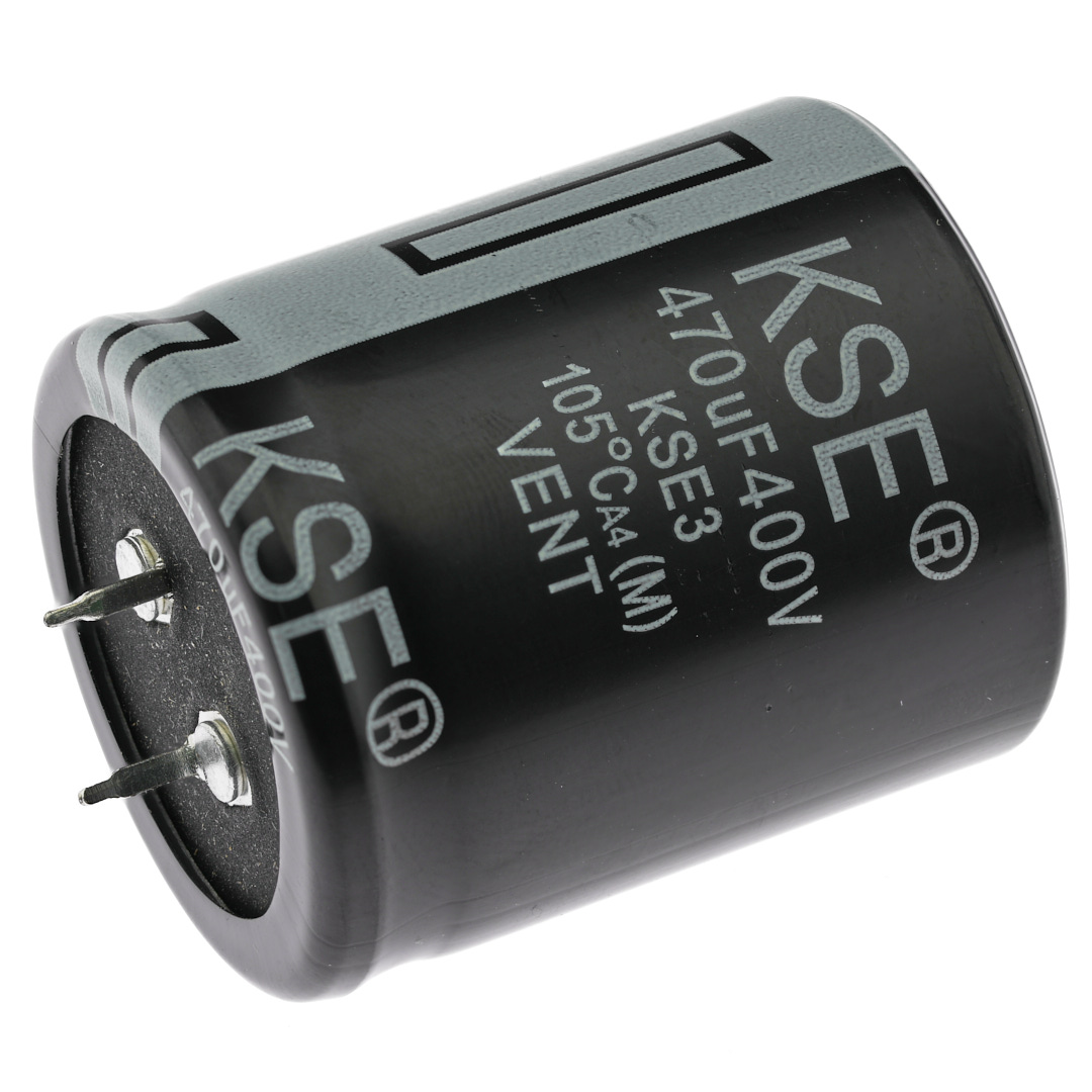 Конденсатор электролитический KSE-470UF-400V-3540-105-S
