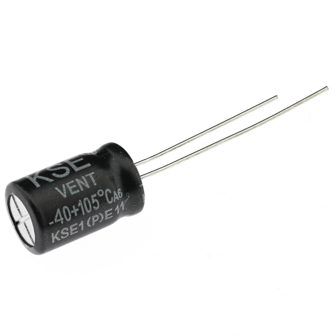 Конденсатор электролитический KSE-4,7UF-400V-0812-105