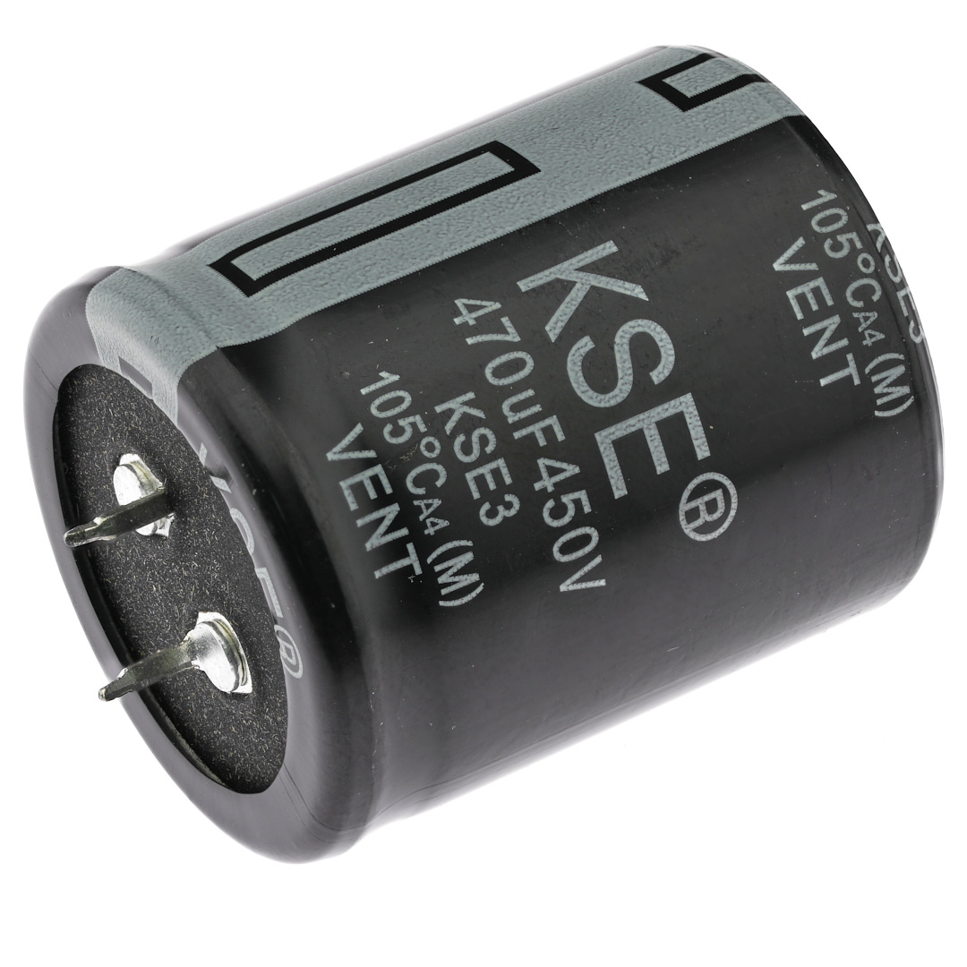 Конденсатор электролитический KSE-470UF-450V-3540-105-S
