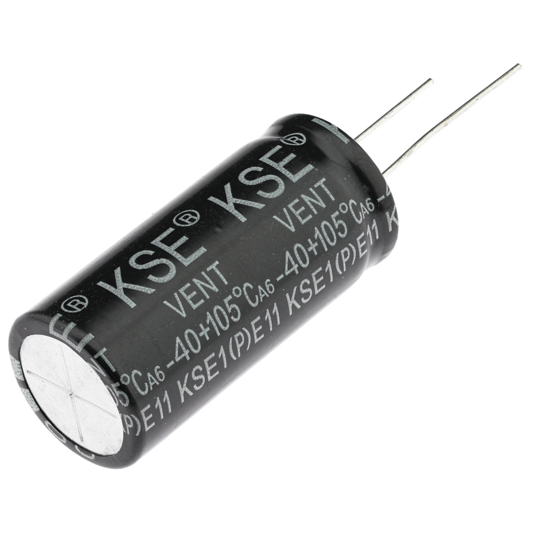 Конденсатор электролитический KSE-180UF-400V-1840-105