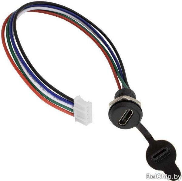 Разъём TYPE-C-5pin-PH2.0 / гнездо USB C 3.1 на корпус (C60)