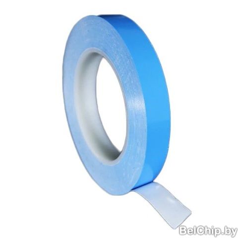 Лента самоклеющаяся TAPE-DBS-6 / двухсторонняя теплопроводящая 25м х 6мм