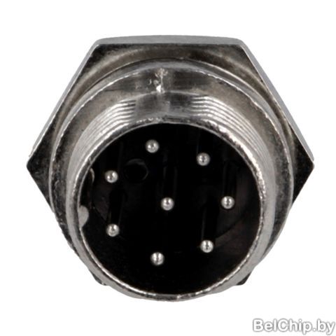 Разъем MIC-8P/M (MIC338) / вилка 8pin на корпус