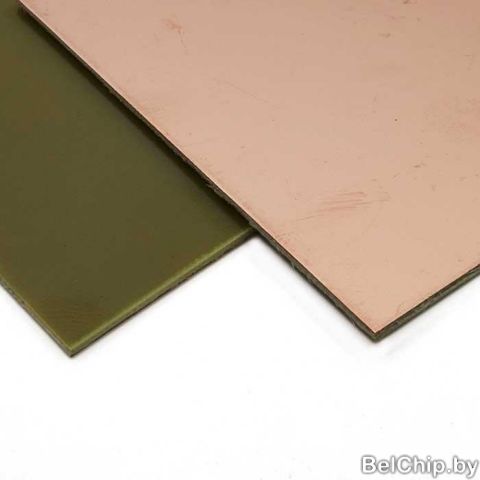 Стеклотекстолит фольгированный односторонний 1.5*200*300mm ±2mm / FR-4