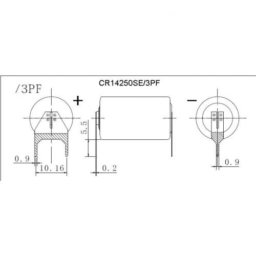 Батарейка CR14250SE/3PF