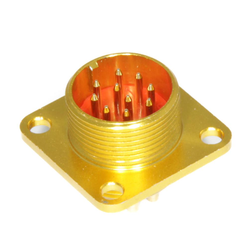 Разъём PY04-10M-Y-AU yellow