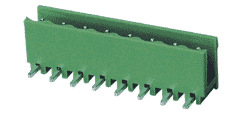 Клеммник KLS2-EDGR-508-06P green