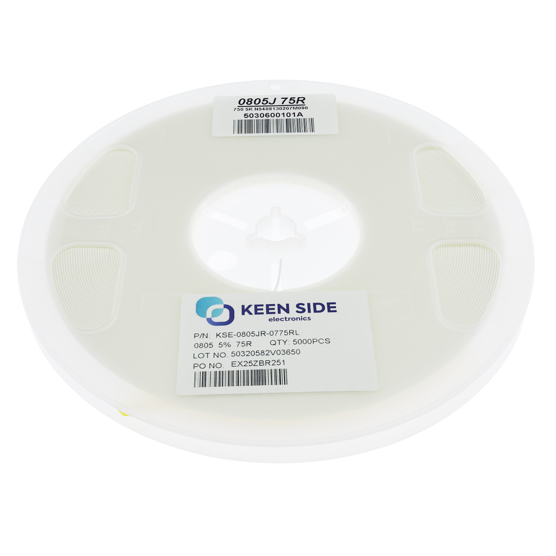 Резистор постоянный SMD KSE-0805JR-0775RL RC5% 75 Ом