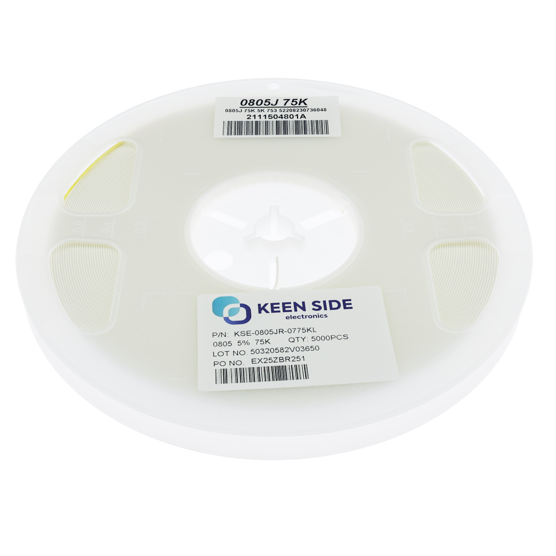Резистор постоянный SMD KSE-0805JR-0775KL RC5% 75 кОм