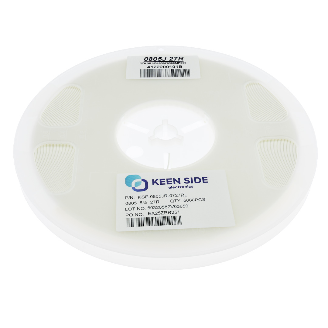 Резистор постоянный SMD KSE-0805JR-0727RL RC5% 27 Ом