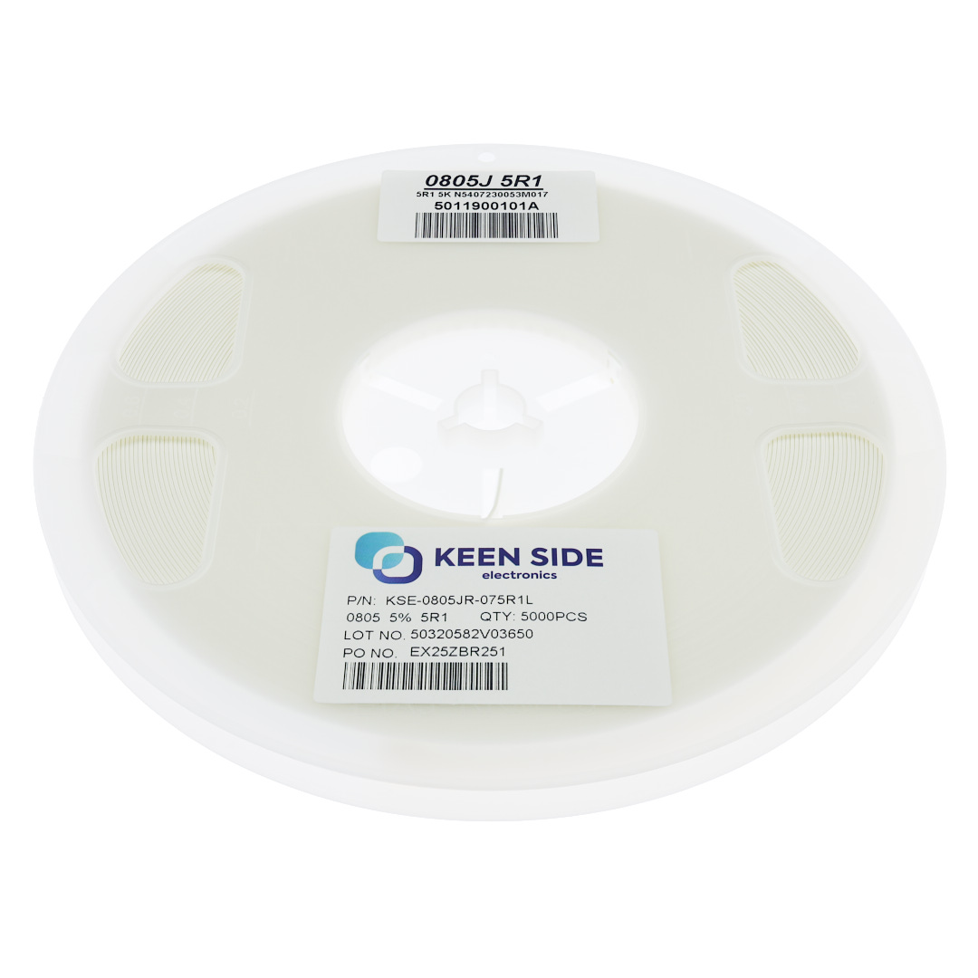 Резистор постоянный SMD KSE-0805JR-075R1L RC5% 5.1 Ом