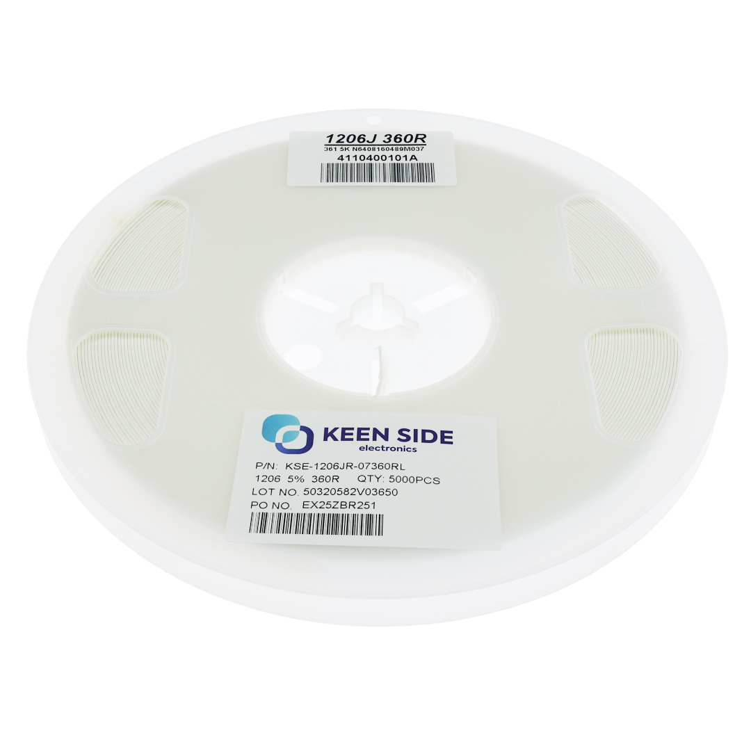 Резистор постоянный SMD KSE-1206JR-07360RL RC5% 360 Ом
