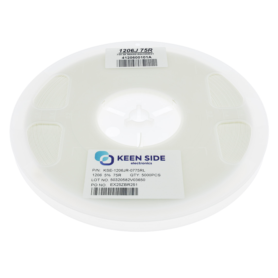 Резистор постоянный SMD KSE-1206JR-0775RL RC5% 75 Ом