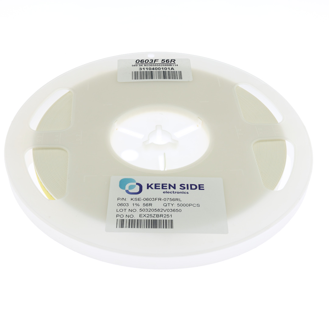 Резистор постоянный SMD KSE-0603FR-0756RL RC1% 56 Ом