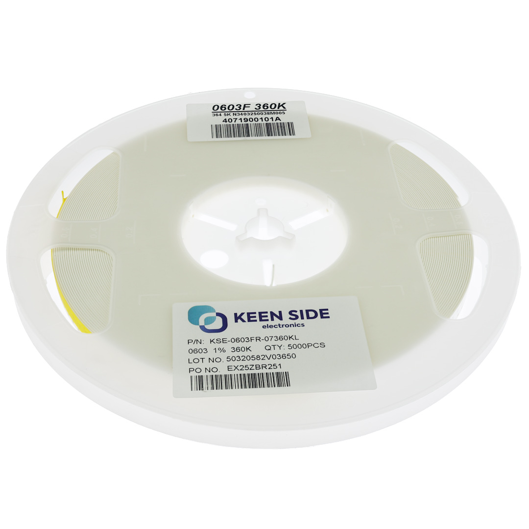 Резистор постоянный SMD KSE-0603FR-07360KL RC1% 360 кОм