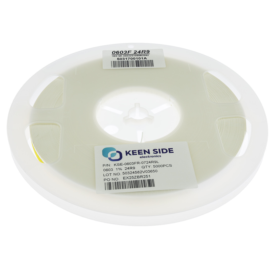 Резистор постоянный SMD KSE-0603FR-0724R9L RC1% 24.9 Ом