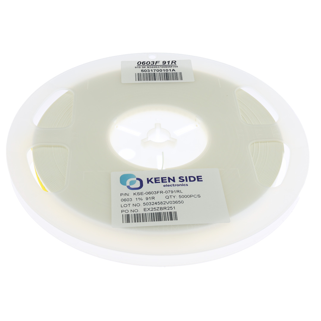 Резистор постоянный SMD KSE-0603FR-0791RL RC1% 91 Ом