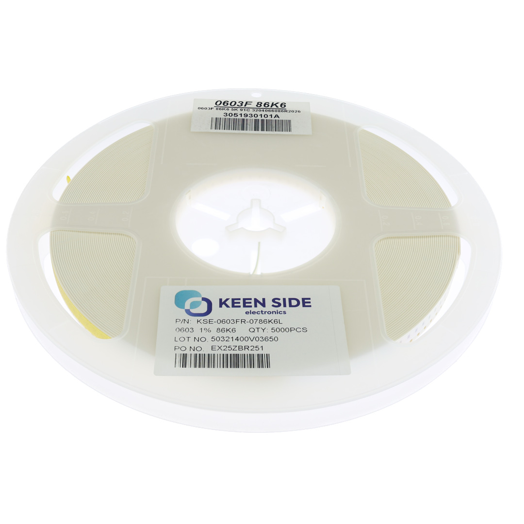 Резистор постоянный SMD KSE-0603FR-0786K6L RC1% 86.6 кОм
