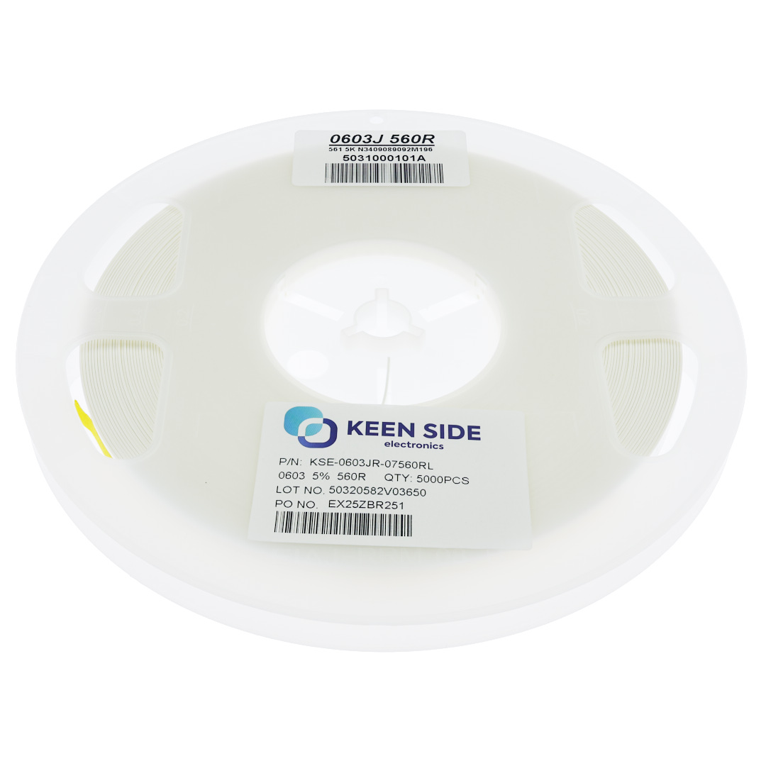 Резистор постоянный SMD KSE-0603JR-07560RL RC5% 560 Ом
