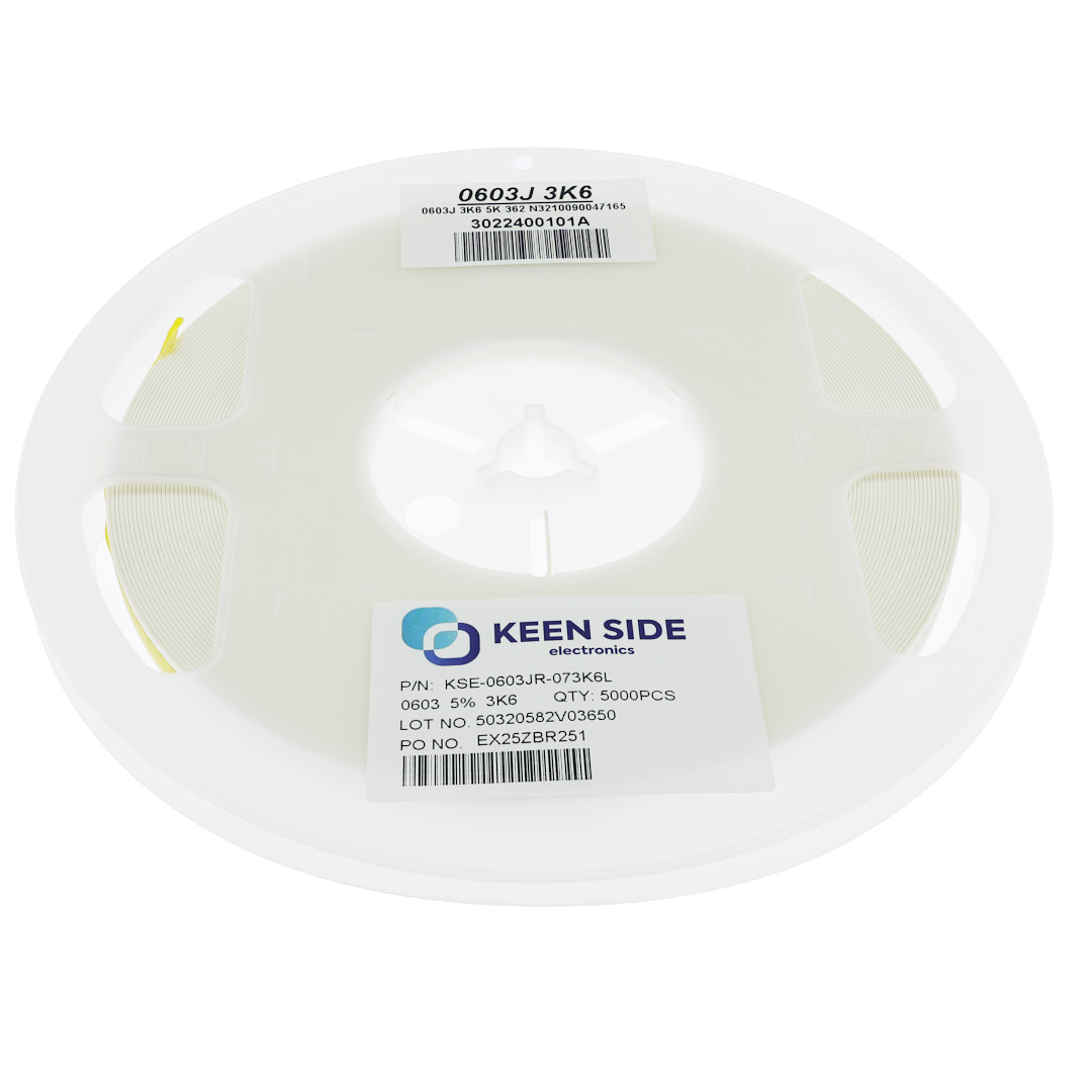 Резистор постоянный SMD KSE-0603JR-073K6L RC5% 3.6 кОм