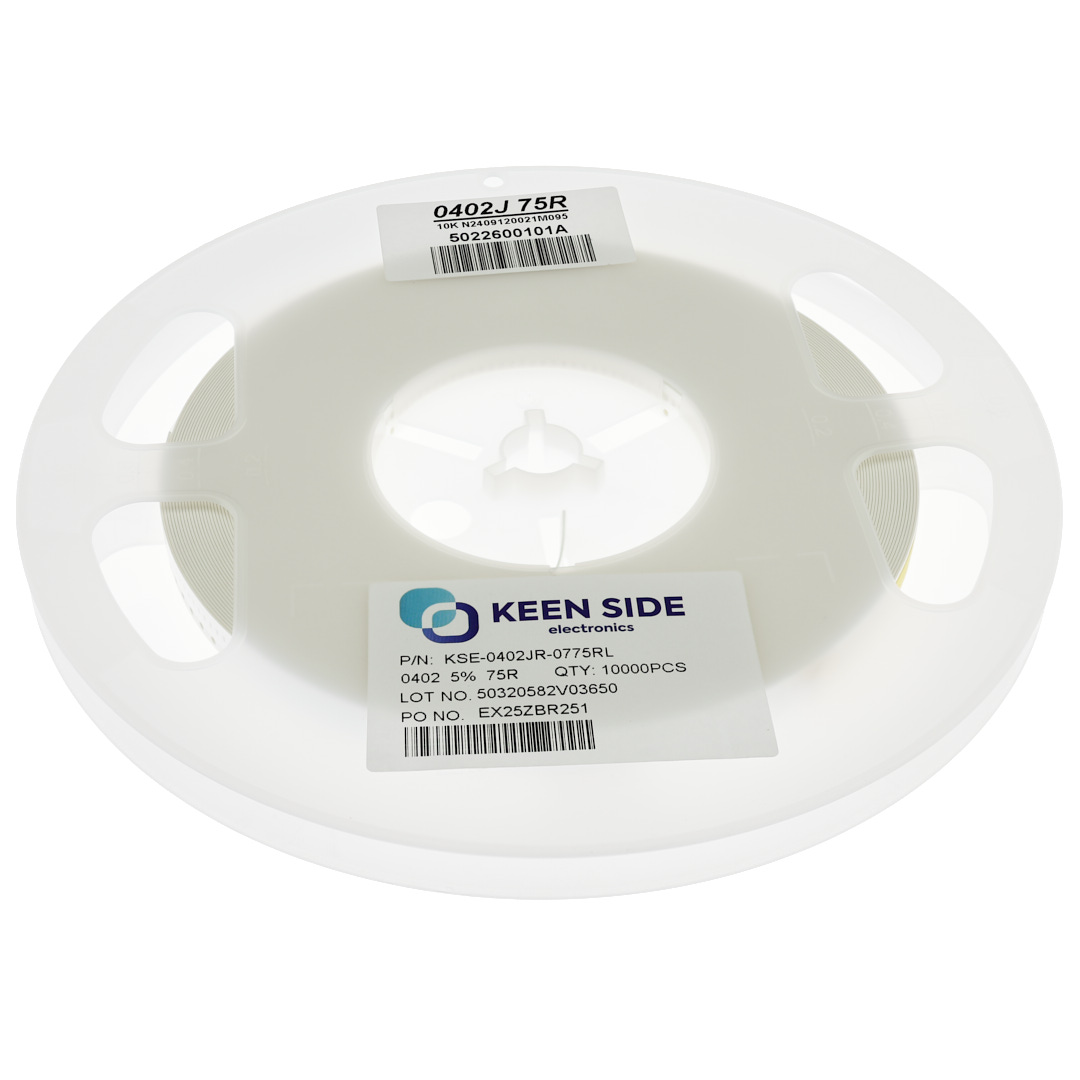 Резистор постоянный SMD KSE-0402JR-0775RL RC5% 75 Ом