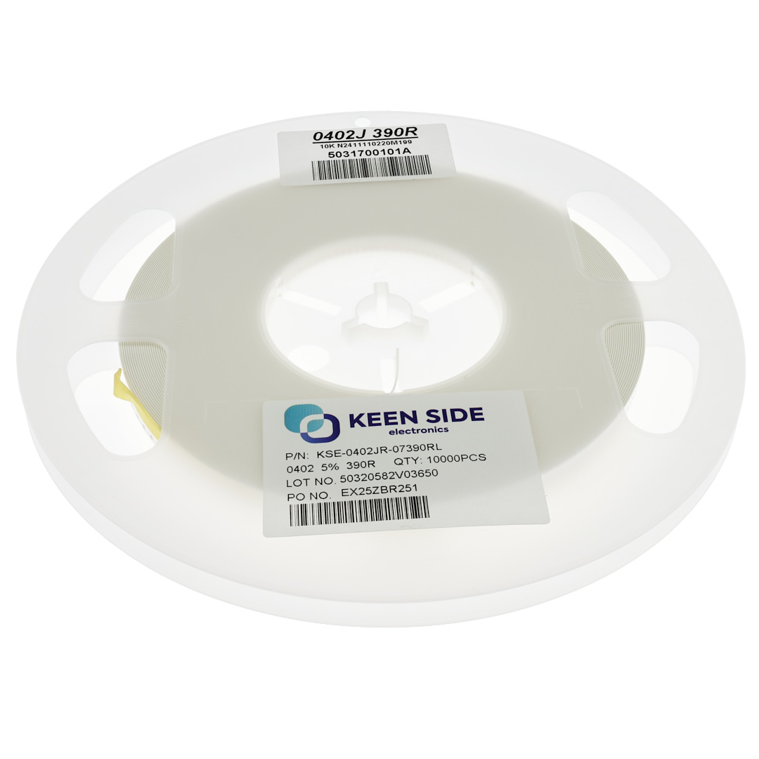 Резистор постоянный SMD KSE-0402JR-07390RL RC5% 390 Ом