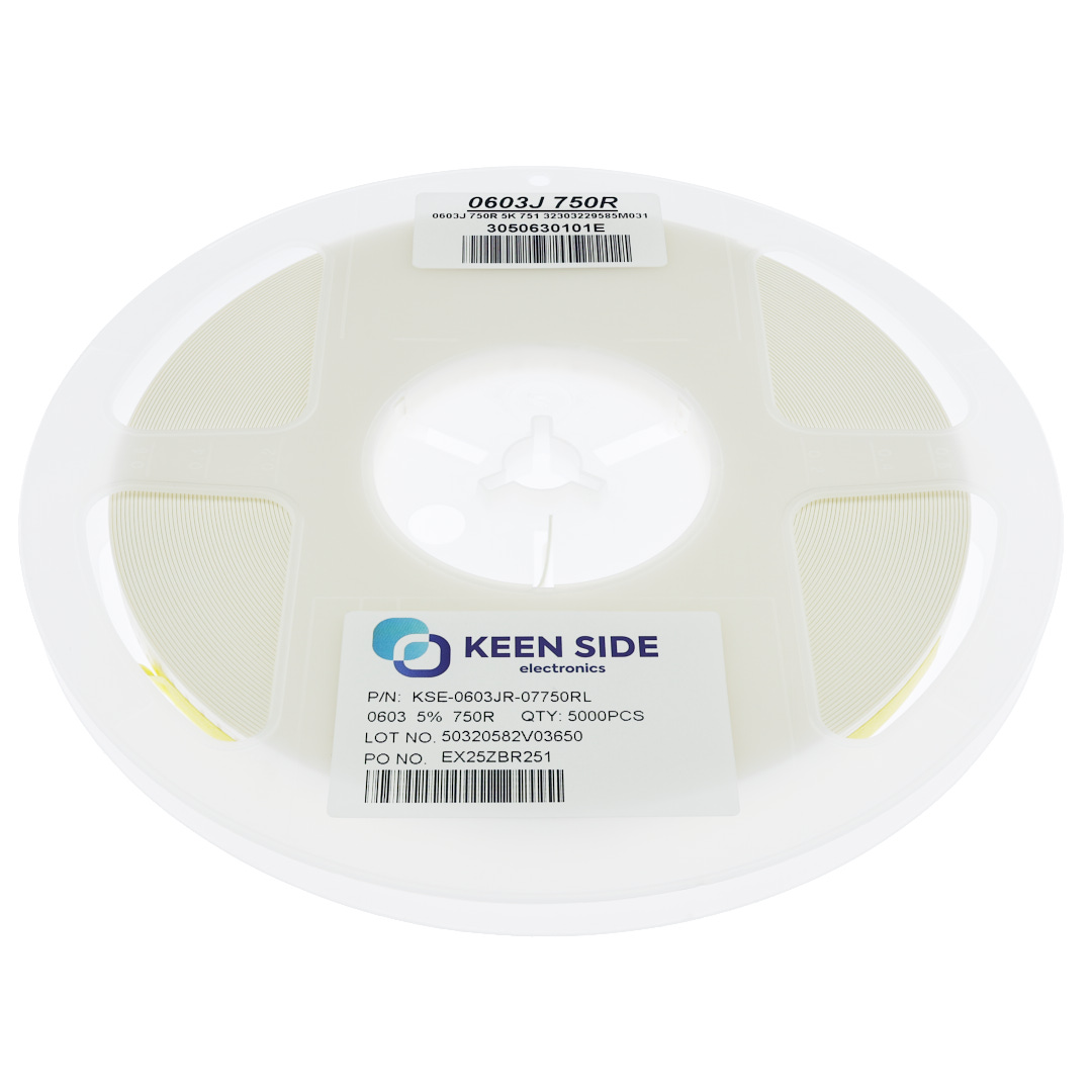 Резистор постоянный SMD KSE-0603JR-07750RL RC5% 750 Ом