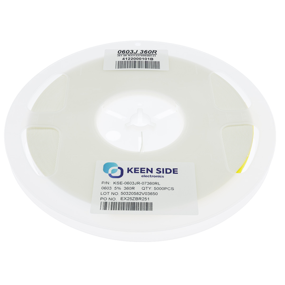 Резистор постоянный SMD KSE-0603JR-07360RL RC5% 360 Ом