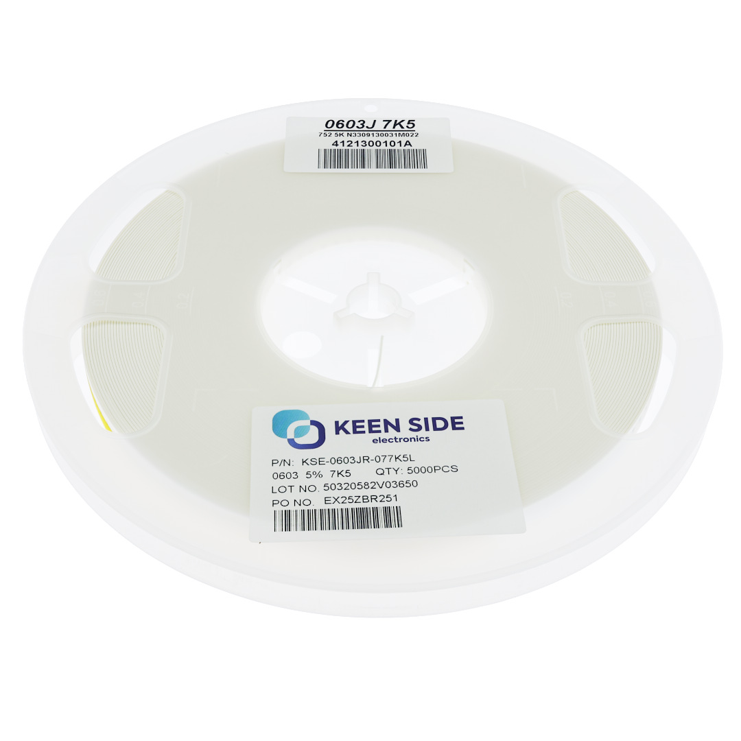 Резистор постоянный SMD KSE-0603JR-077K5L RC5% 7.5 кОм