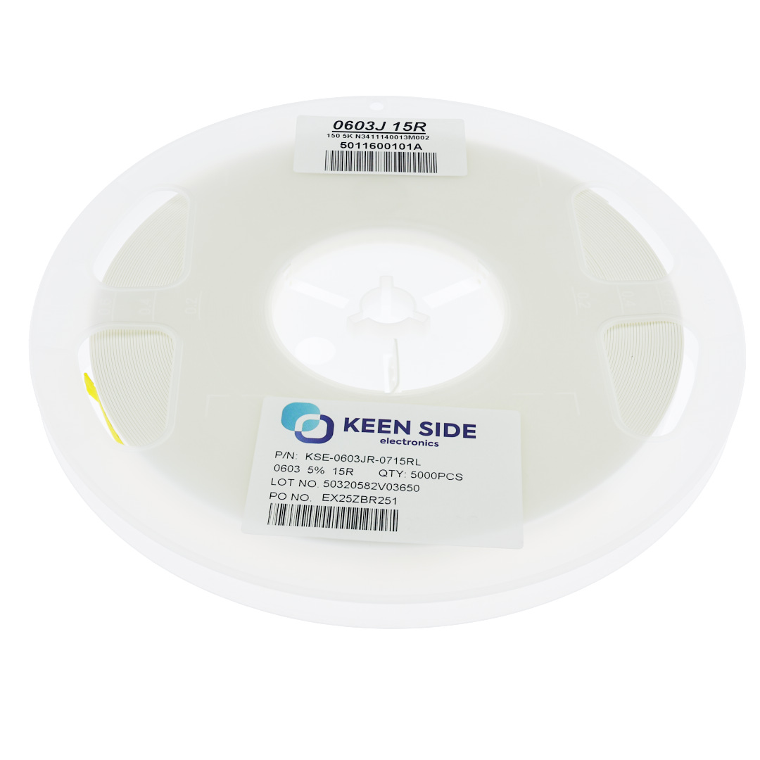 Резистор постоянный SMD KSE-0603JR-0715RL RC5% 15 Ом