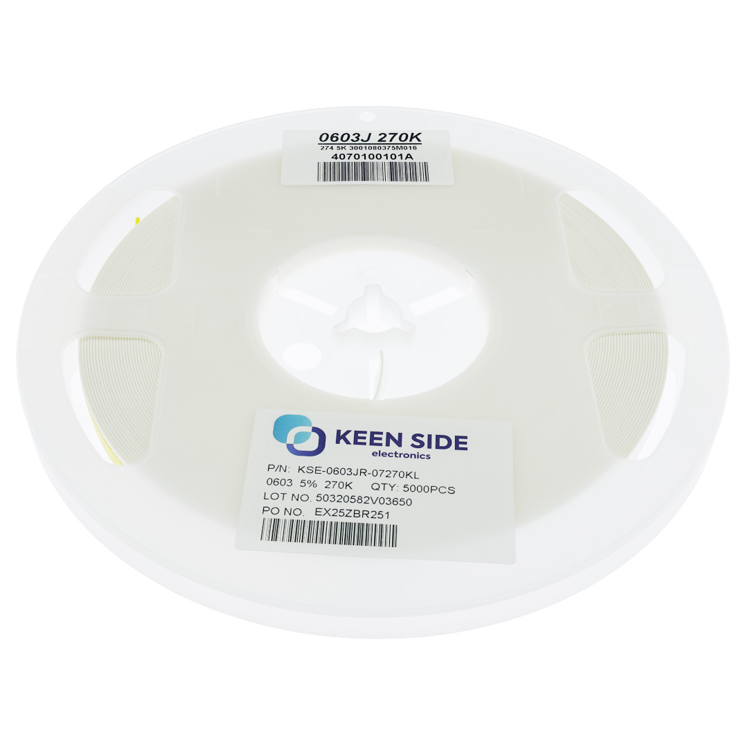 Резистор постоянный SMD KSE-0603JR-07270KL RC5% 270 кОм