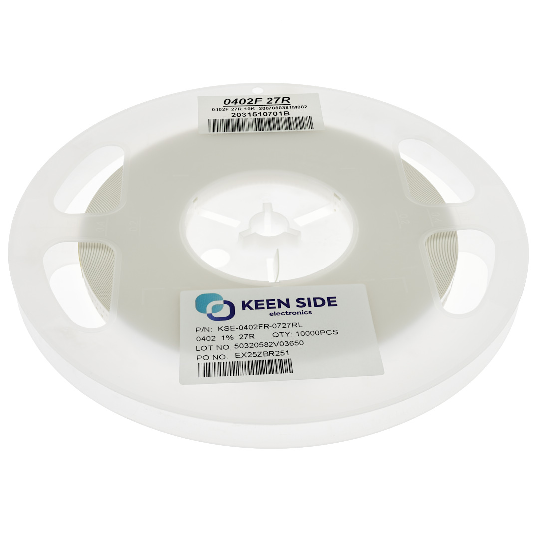 Резистор постоянный SMD KSE-0402FR-0727RL RC1% 27 Ом
