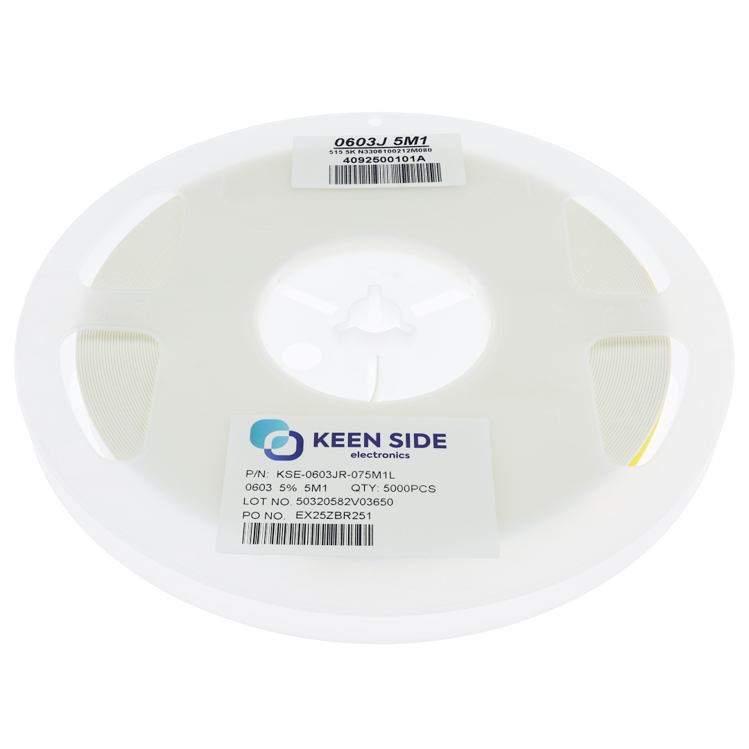 Резистор постоянный SMD KSE-0603JR-075M1L RC5% 5.1 МОм