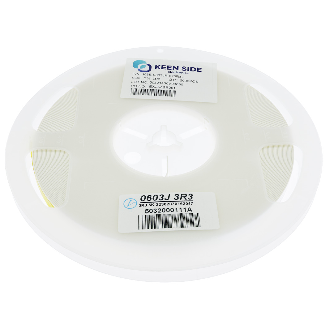 Резистор постоянный SMD KSE-0603JR-073R3L RC5% 3.3 Ом