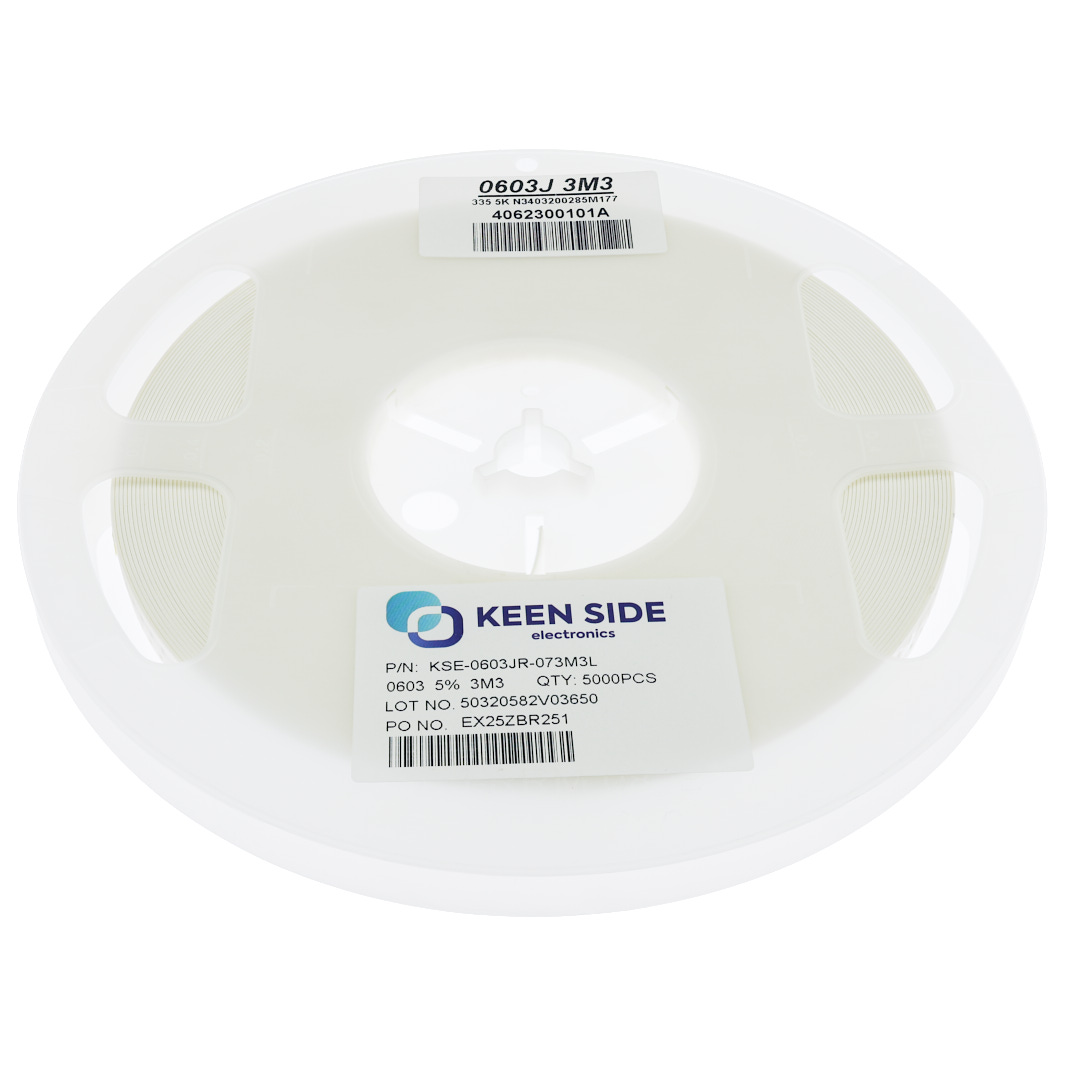 Резистор постоянный SMD KSE-0603JR-073M3L RC5% 3.3 МОм