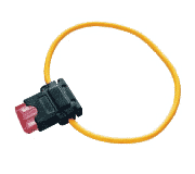 Держатели предохранителей KLS5-708-1+KLS5-270-015 with mark and lenght of wire 255mm+5mm