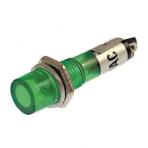 Лампа индикаторная неоновая T-814G (XD7-1G) 220V зеленый