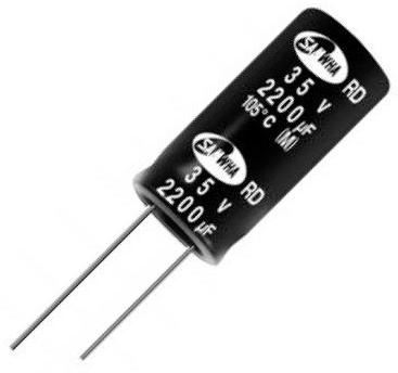 Конденсатор электролитический 22uF 100V 6,3x11 RD 105C