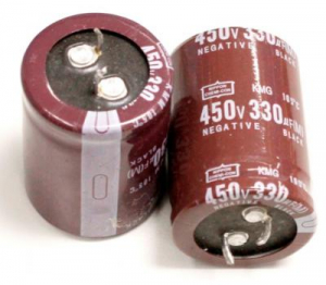 Конденсатор электролитический 330uF 450V 25x45 mini HJ