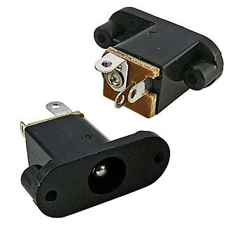 Разъём питания штырьковый DC-018 2.4mm