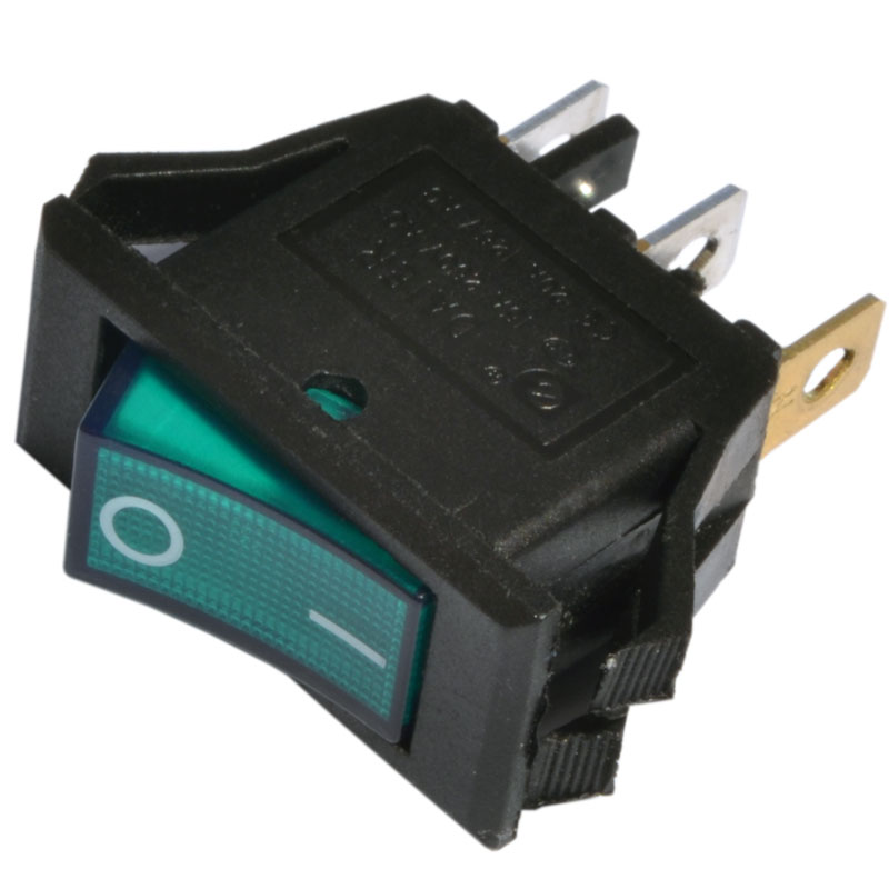 Клавишный переключатель KCD3-101/N on-off gr. 15A/250V